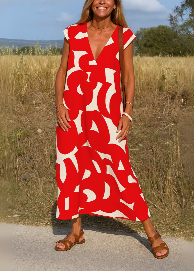 Valérie | Robe graphique et gracieuse