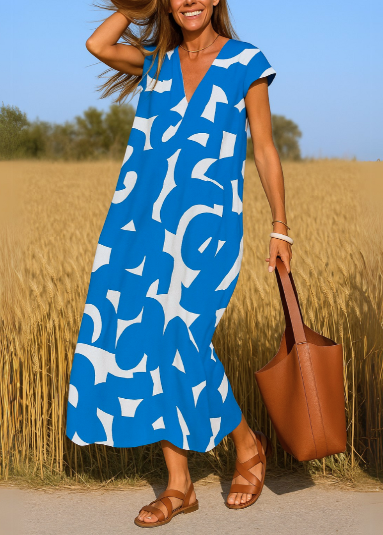 Valérie | Robe graphique et gracieuse