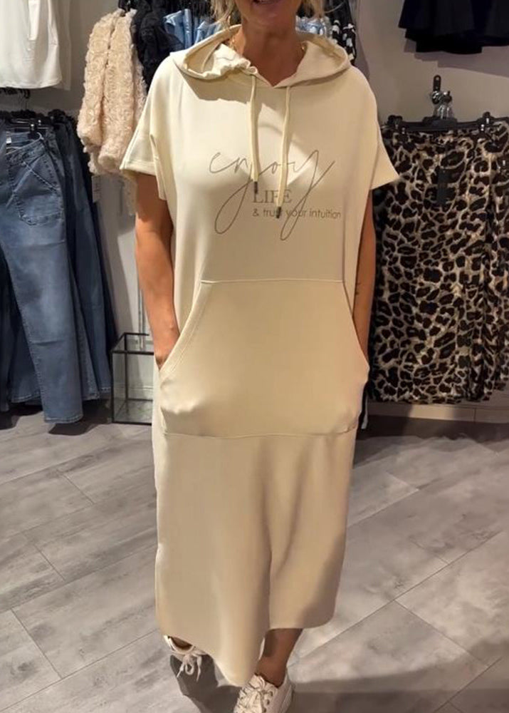 Céline | Robe décontractée à capuche