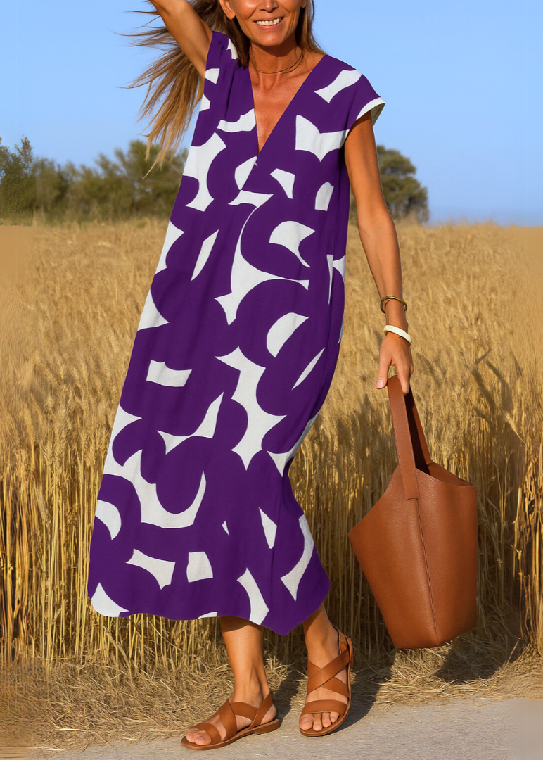 Valérie | Robe graphique et gracieuse