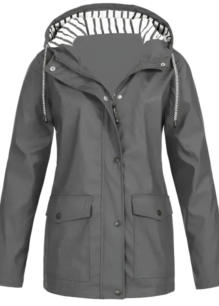 Édeline | Veste imperméable et coupe-vent élégante