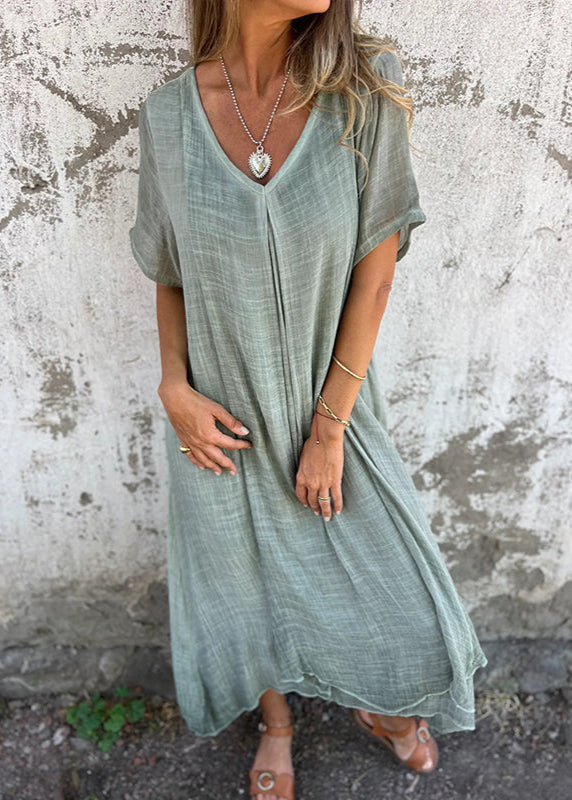 Marie | Robe confortable à col en V