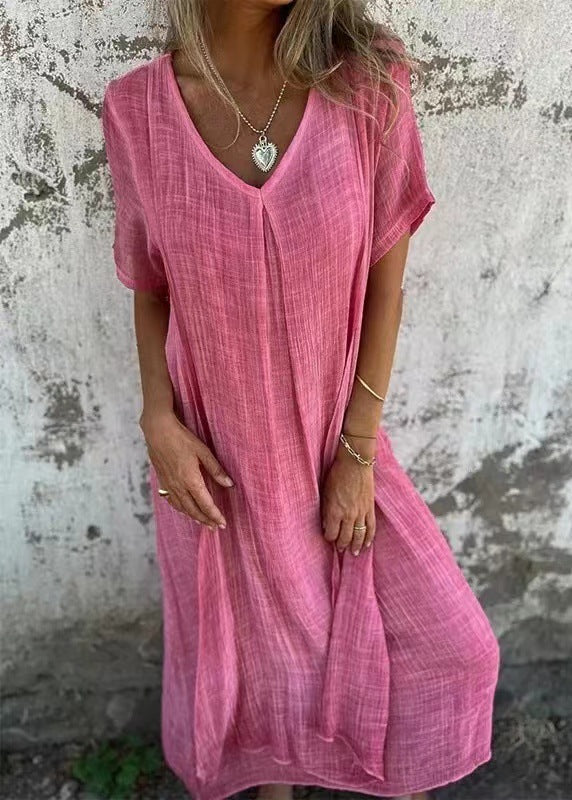 Marie | Robe confortable à col en V