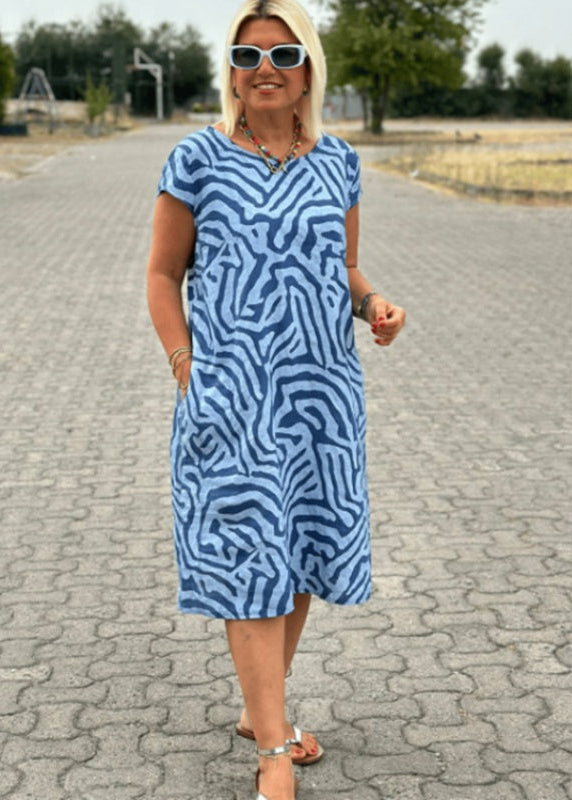 Lea | Robe d'été à col rond