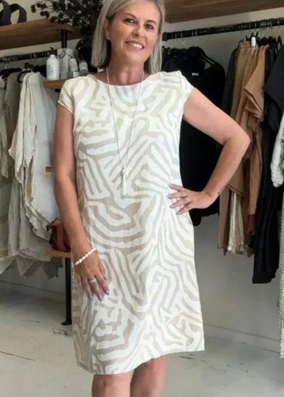 Lea | Robe d'été à col rond