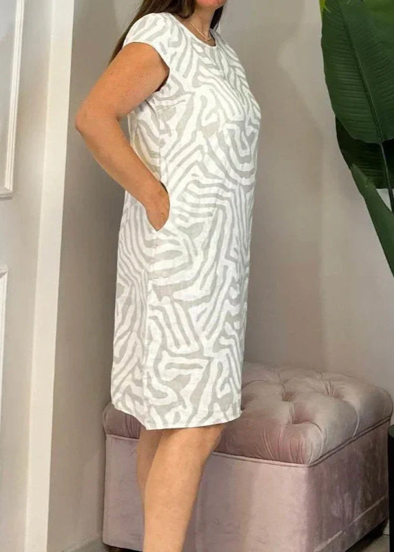 Lea | Robe d'été à col rond