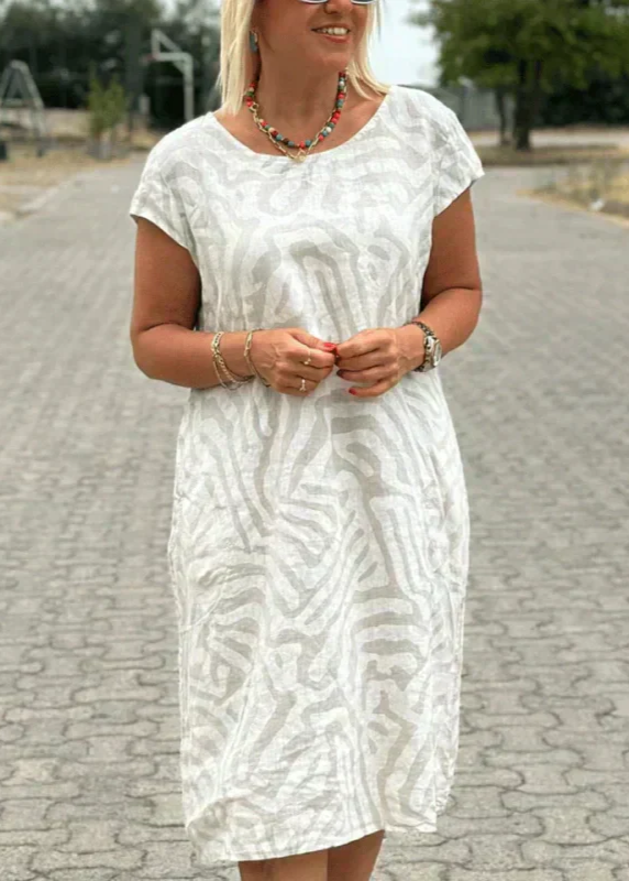 Lea | Robe d'été à col rond