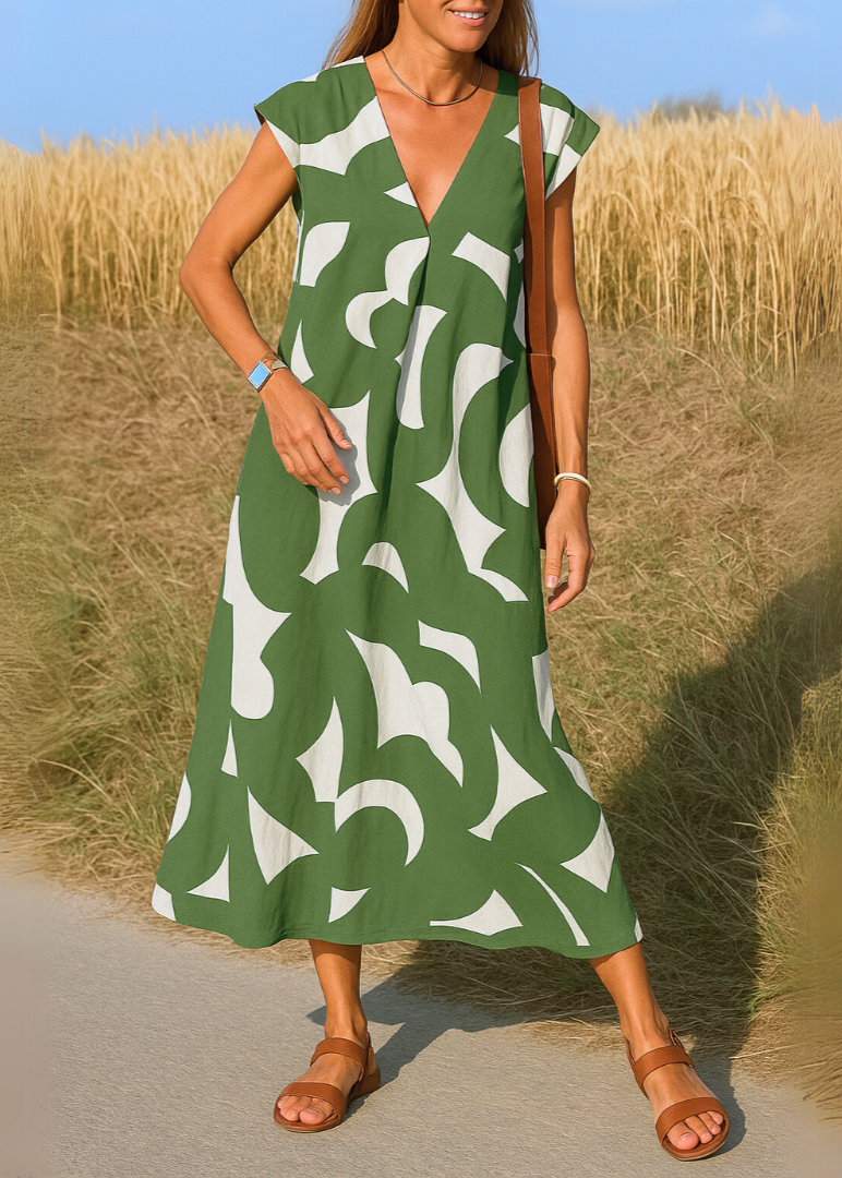 Valérie | Robe graphique et gracieuse