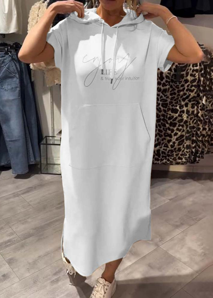 Céline | Robe décontractée à capuche