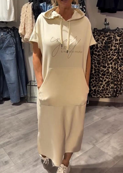 Céline | Robe décontractée à capuche