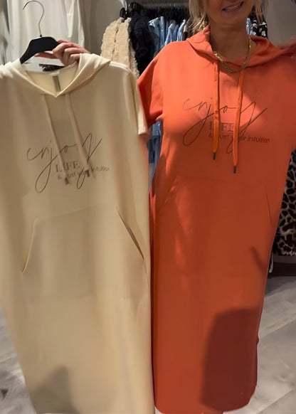 Céline | Robe décontractée à capuche