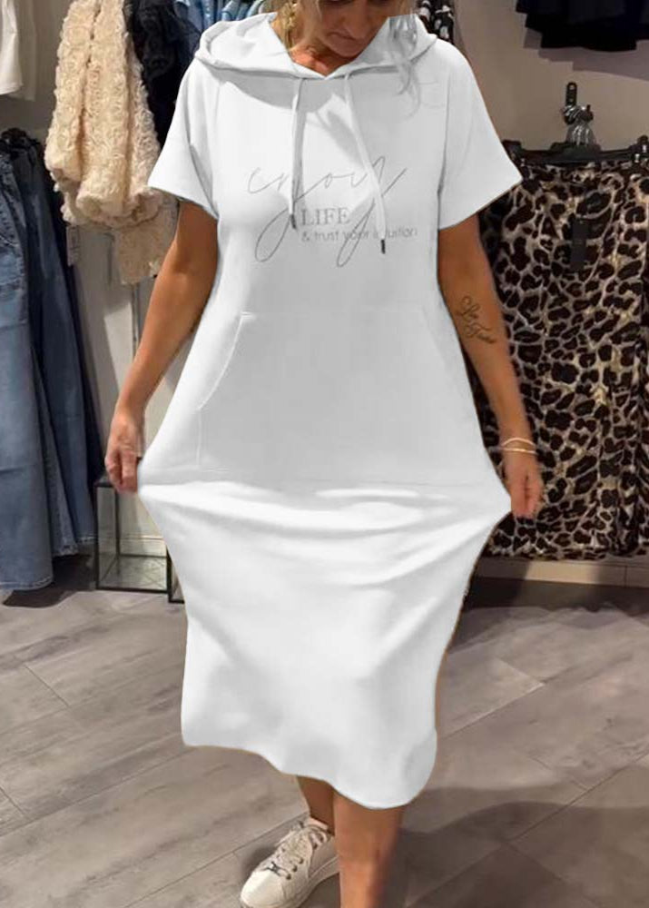 Céline | Robe décontractée à capuche