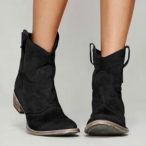 Anaëlle | Bottines Western Élégantes à Talon Cubain
