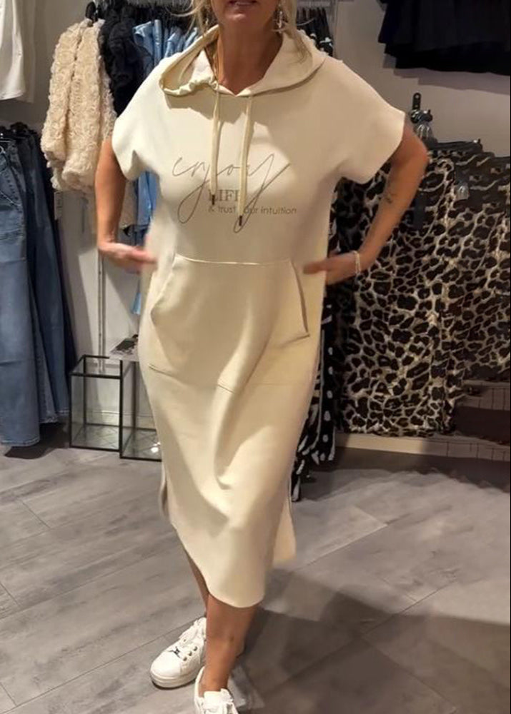 Céline | Robe décontractée à capuche