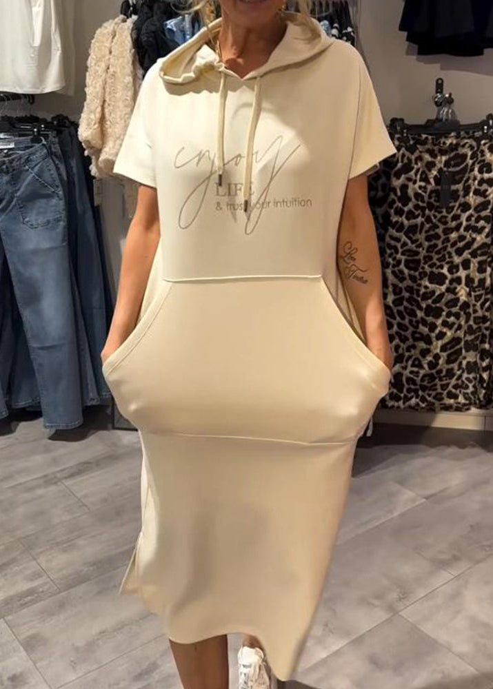 Céline | Robe décontractée à capuche