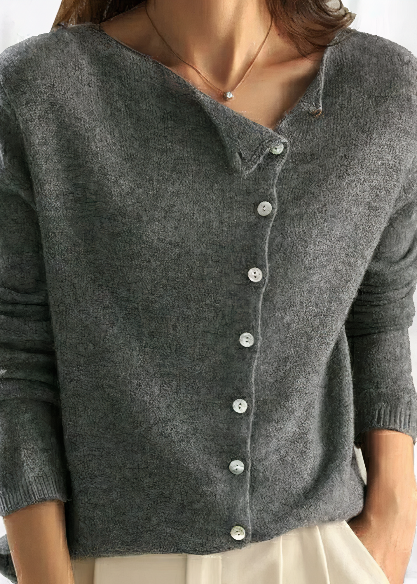 Claire | Cardigan élégant à boutons