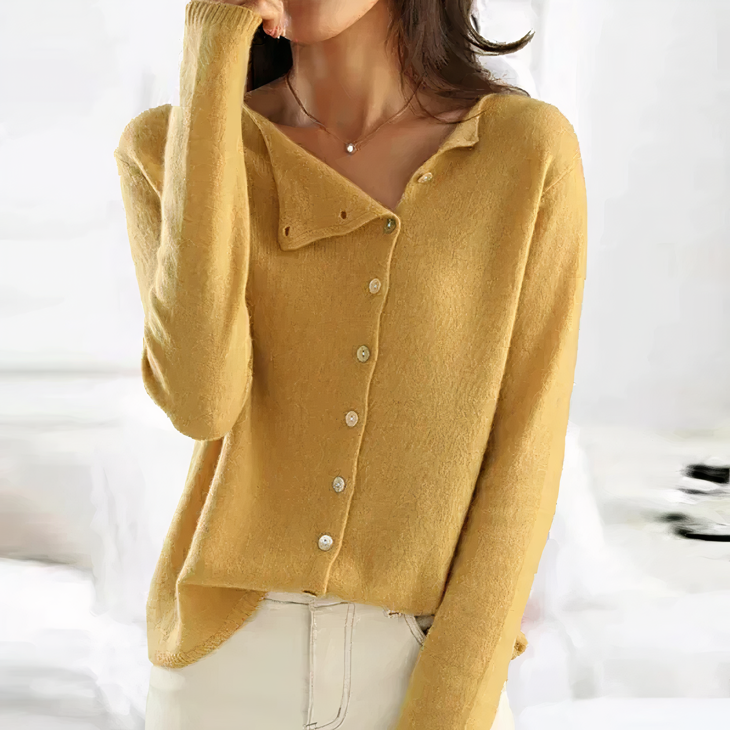 Claire | Cardigan élégant à boutons