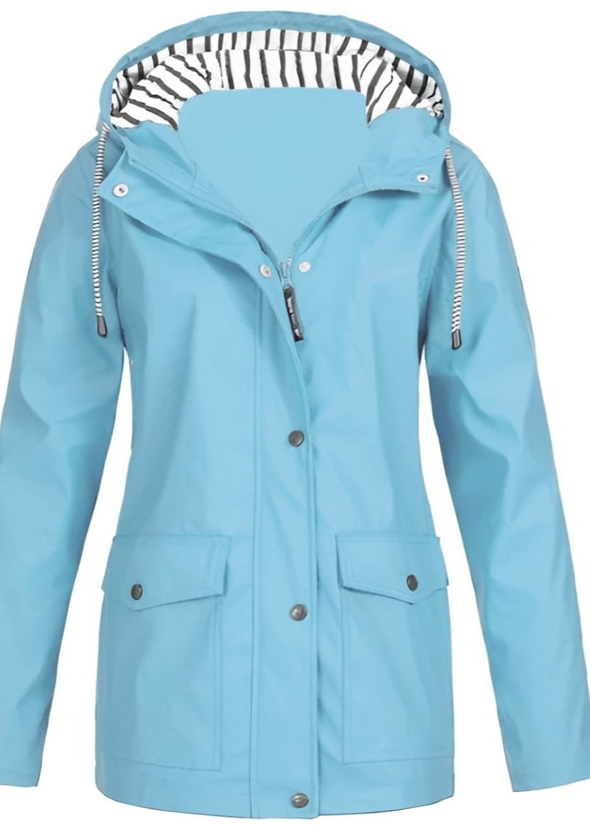 Édeline | Veste imperméable et coupe-vent élégante