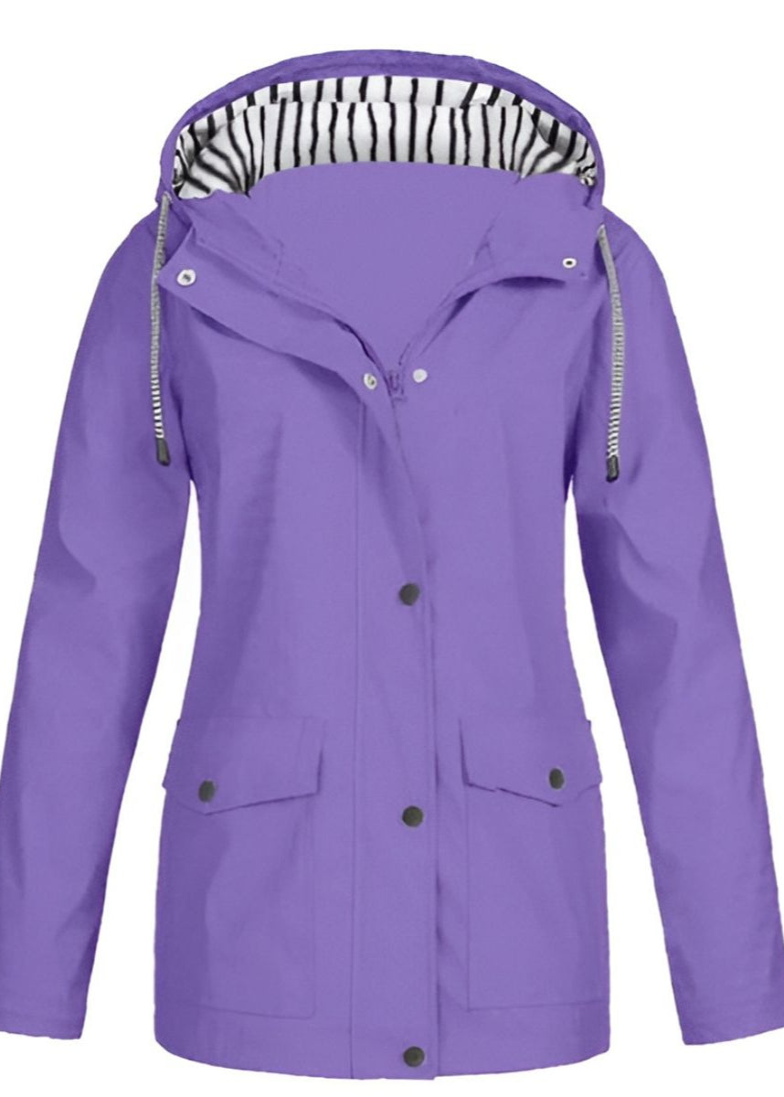 Édeline | Veste imperméable et coupe-vent élégante