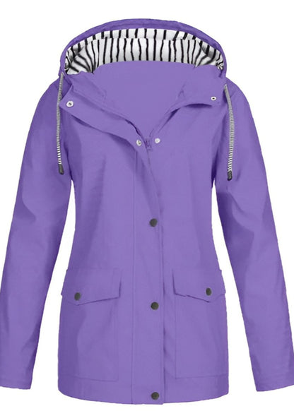 Édeline | Veste imperméable et coupe-vent élégante