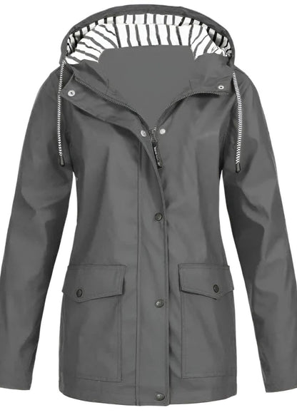 Édeline | Veste imperméable et coupe-vent élégante