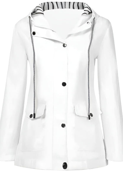 Édeline | Veste imperméable et coupe-vent élégante