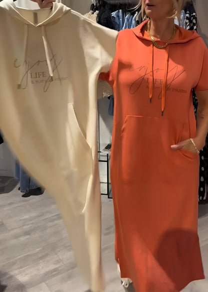 Céline | Robe décontractée à capuche