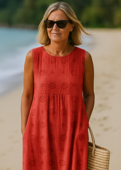 Éva | Robe en coton, simplicité raffinée