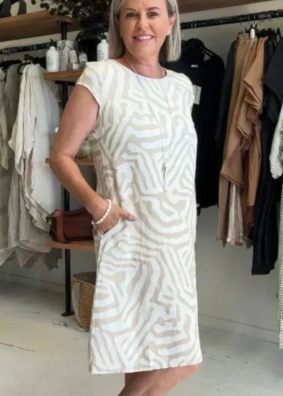 Lea | Robe d'été à col rond