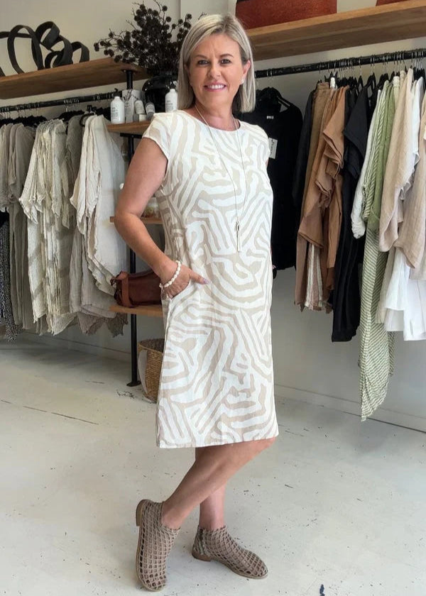 Lea | Robe d'été à col rond