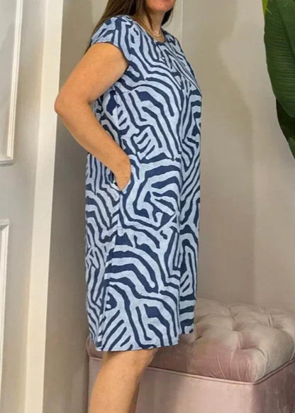 Lea | Robe d'été à col rond