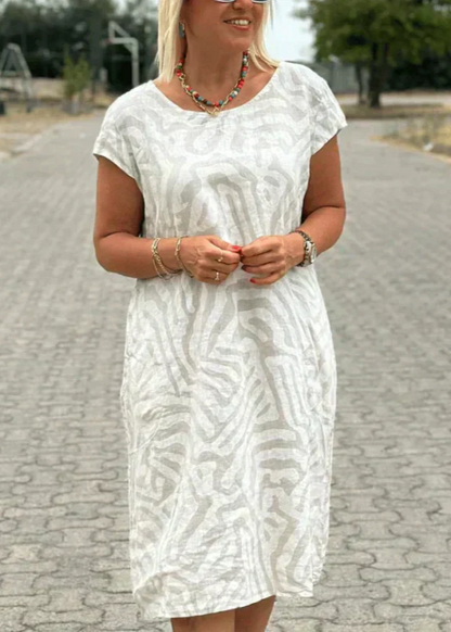 Lea | Robe d'été à col rond