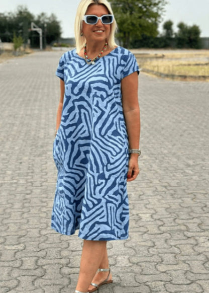 Lea | Robe d'été à col rond