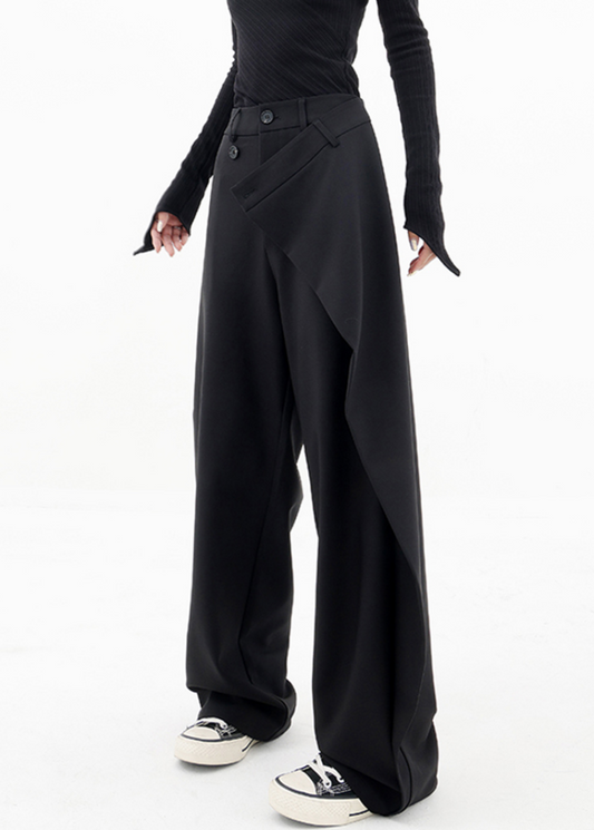 Léane | Pantalon baggy asymétrique