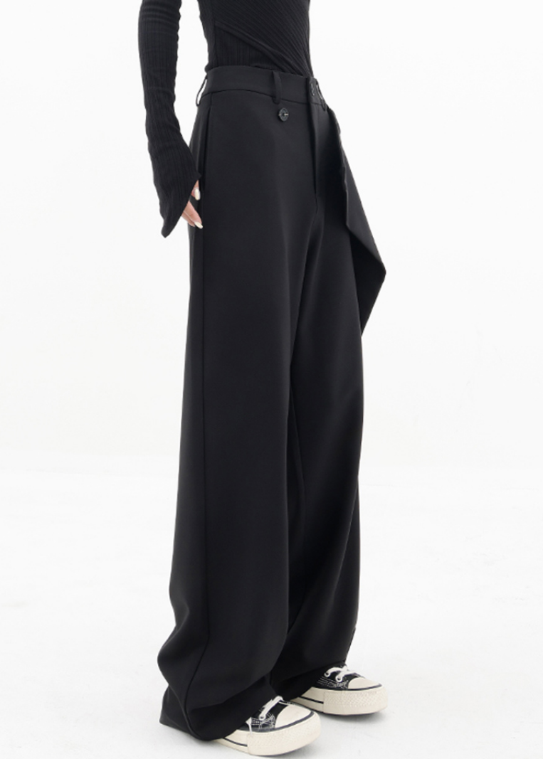 Léane | Pantalon baggy asymétrique