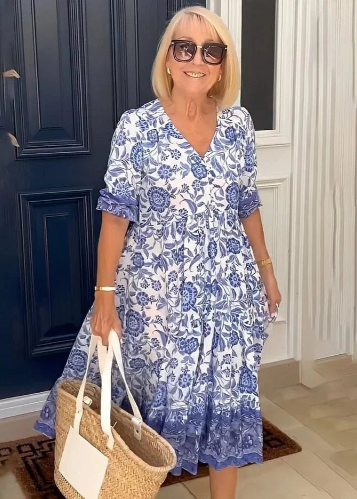 Lilou | Robe d’été confortable – Légère, féminine & élégante