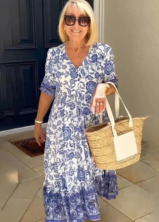 Lilou | Robe d’été confortable – Légère, féminine & élégante